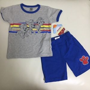 Nickelodeon paw patrol shorts set